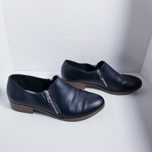 AMERICAN EAGLE LOW-CUT BLACK BOOT WITH ZIPPERS SIZE 9